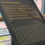 Galtonbräda till Uppsala universitet.